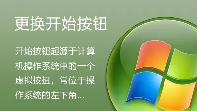 更换开始按钮-电脑主题_系统美化_免费模版_网站优化尽在白菜美化网！白菜码美化