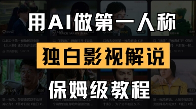 用AI做第一人称独白影视解说，手把手教学，保姆级教程-白菜码